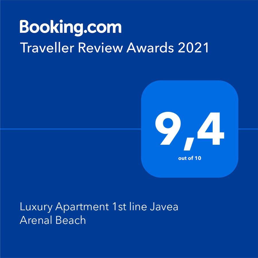 Luxury Apartment 1St Line Javea Arenal Beach Kültér fotó